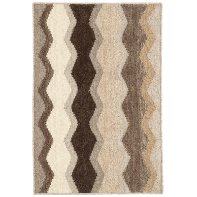 Safety Net Neutral Handwoven Wool Rug