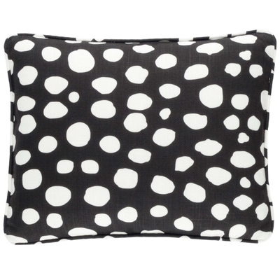 Spot On Black Indoor/Outdoor Decorative Pillow