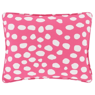 Spot On Fuchsia Indoor/Outdoor Decorative Pillow