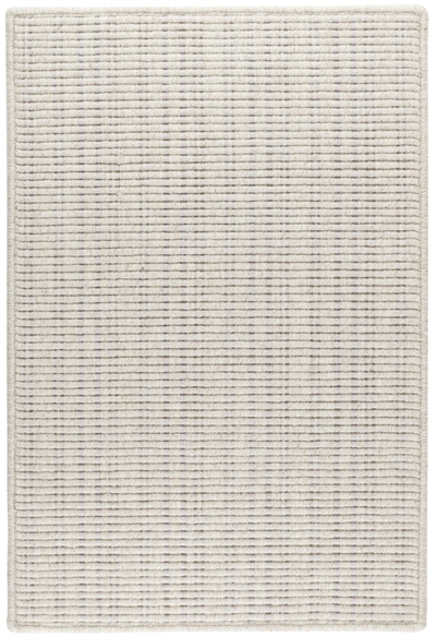 Warren Ticking Silver Woven Wool Custom Rug