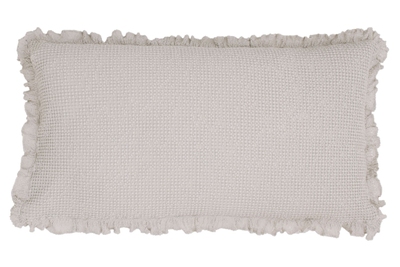 Wruffle Grey Matelass� Decorative Pillow Cover