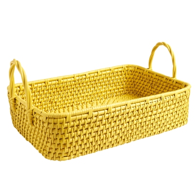 Yellow Colorful Catchall Basket