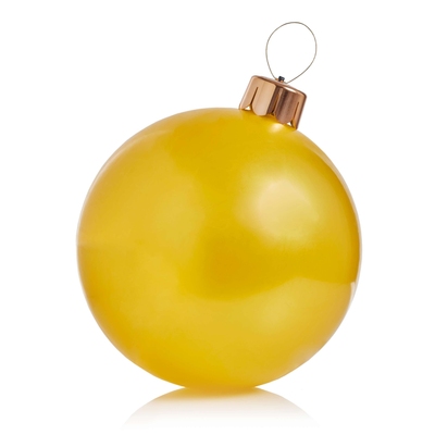 Yellow Holiball Inflatable Ornament