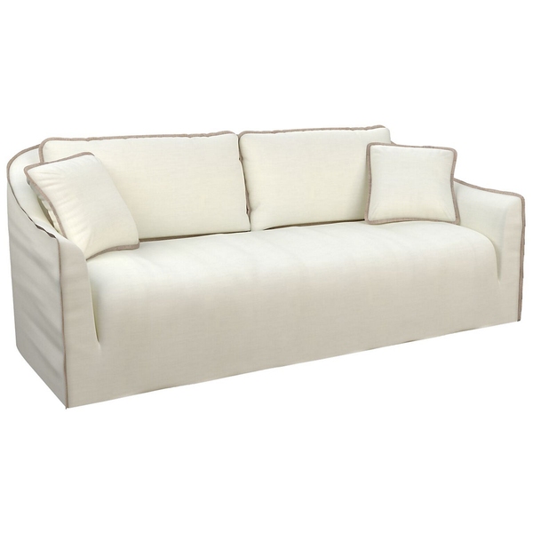 Bruna Ivory Slipcovered Sofa
