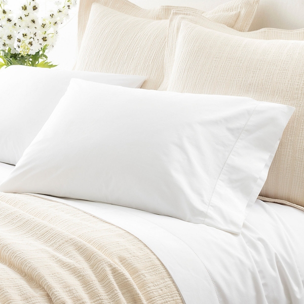 Classic Hemstitch White Pillowcases (Pair)