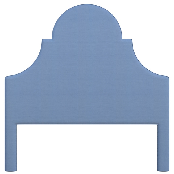Estate Linen French Blue Montaigne Headboard