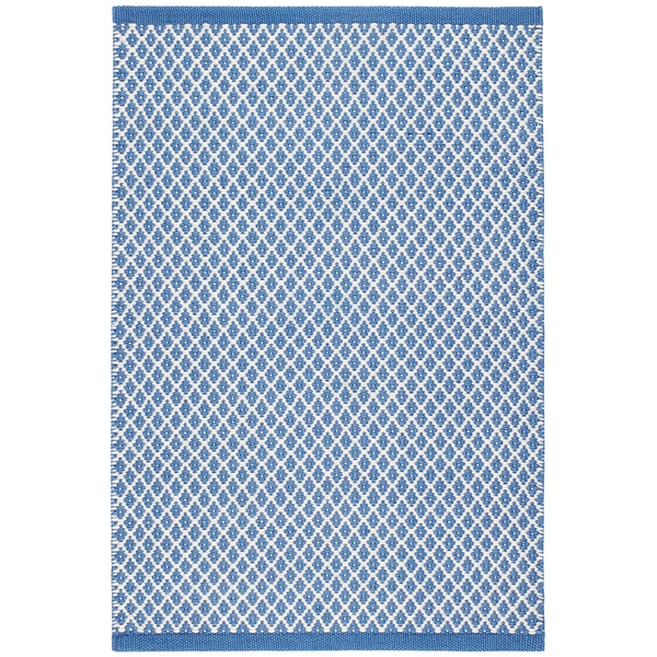 Mainsail French Blue Handwoven Indoor/Outdoor Rug