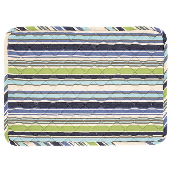 Pond Stripe Quilted Placemat Set Of 4