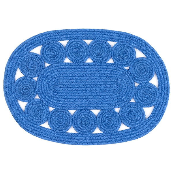 Reef French Blue Indoor/Outdoor Placemat Set Of 4