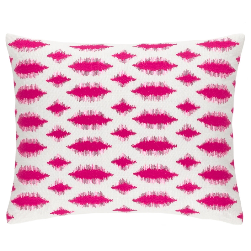 Outta Sight Fuchsia Indoor/Outdoor Decorative Pillow Cover