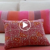 Carmen Embroidered Decorative Pillow