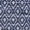 Swatch Diamond Chenille Blue Handwoven Cotton Rug