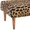 Swatch Leopard Tapered Natural Leg Rug Ottoman