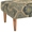 Swatch Pali Evergreen Tapered Natural Leg Rug Ottoman