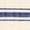 Swatch Hampshire Stripe Cobalt Handwoven Cotton Rug