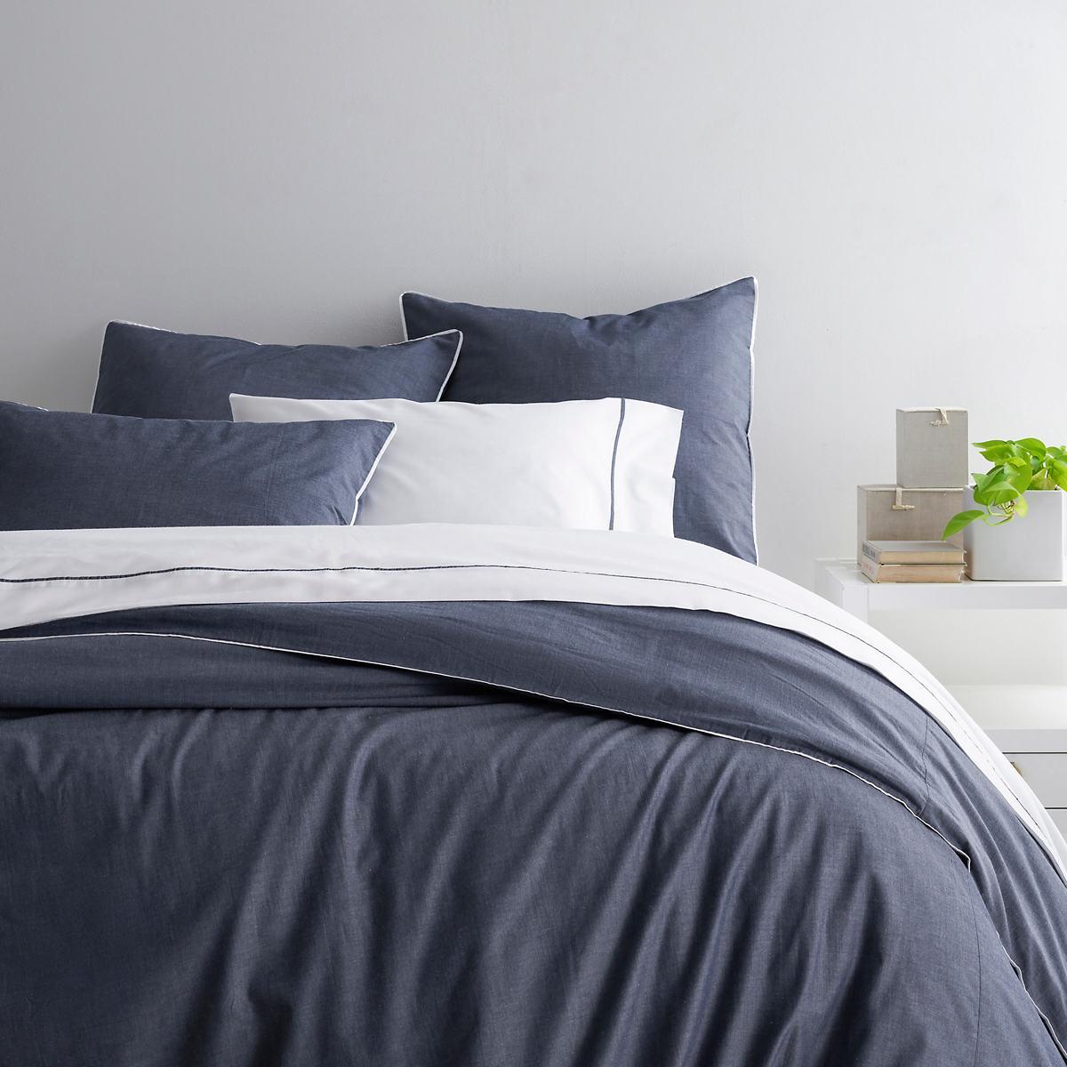 Chambray Blue Duvet Cover The Outlet