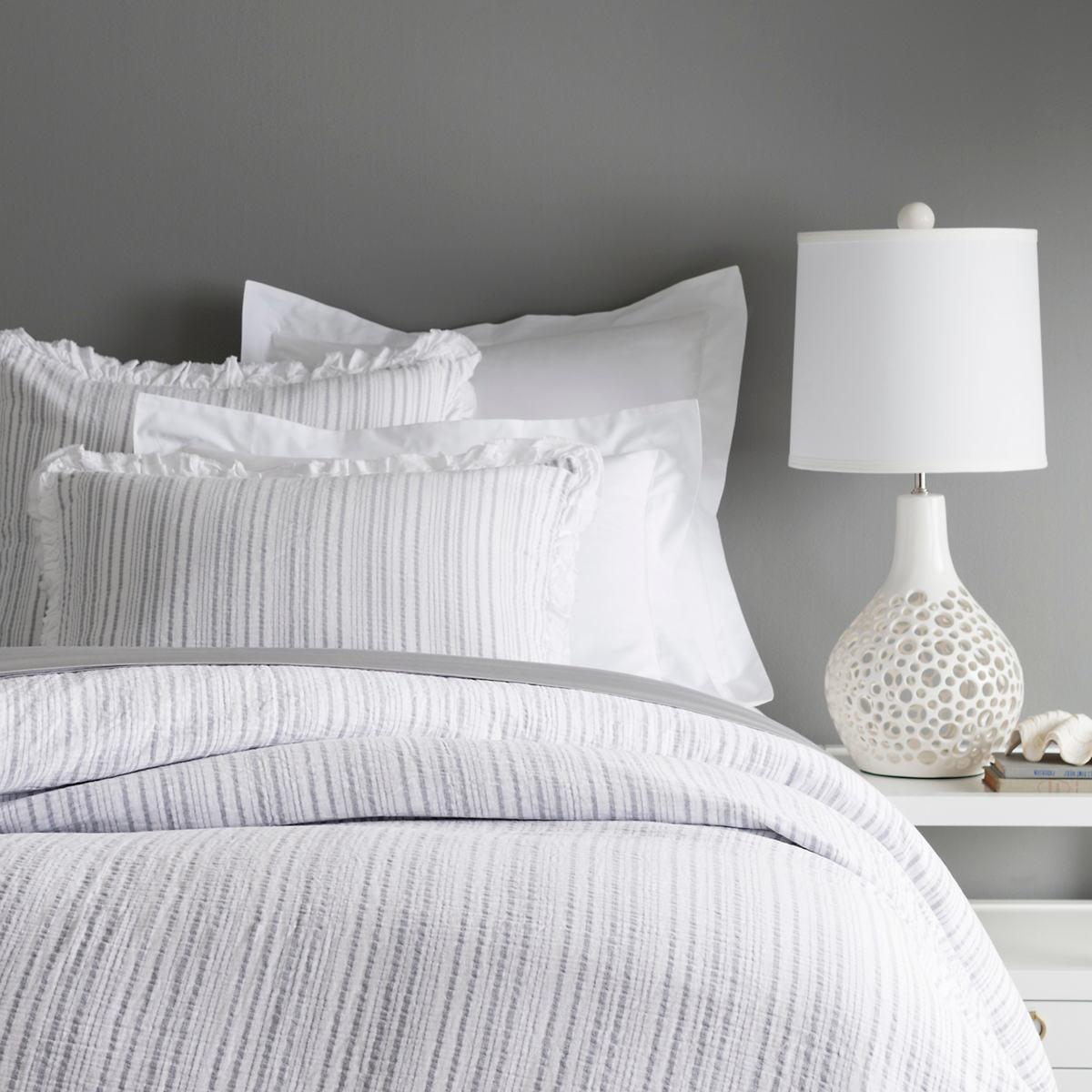 Cintia Grey Matelasse Coverlet The Outlet