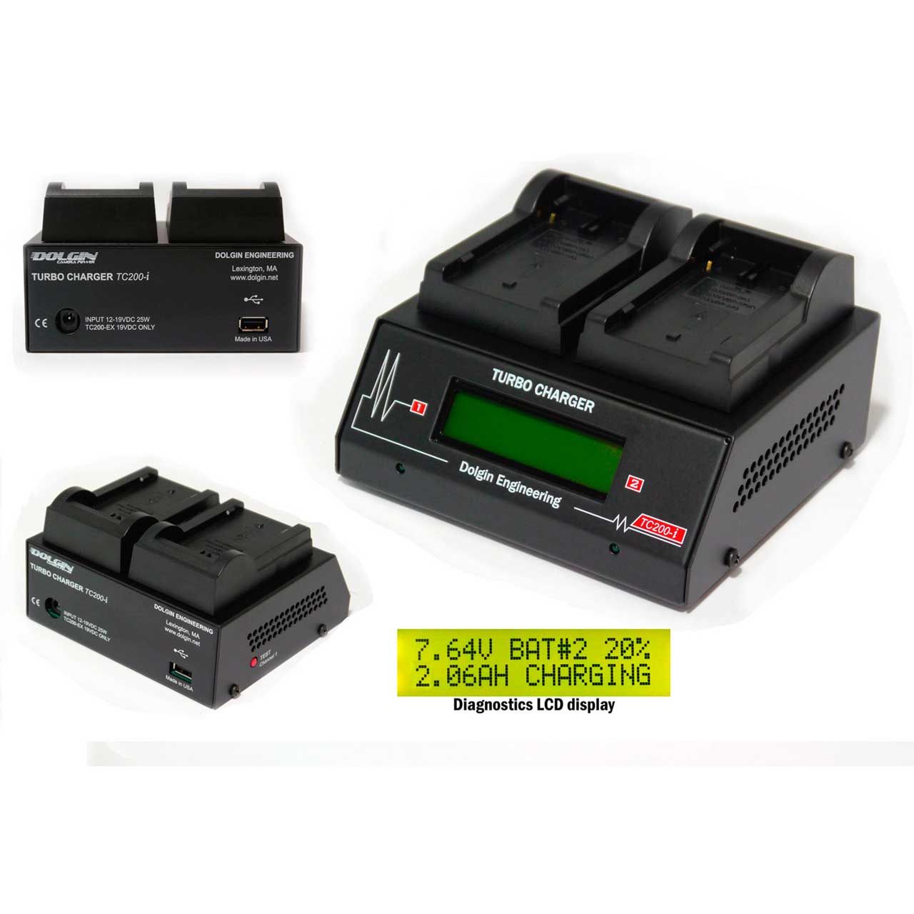 Dolgin Tc0 Can I Two Position Battery Charger For Canon Bp 900 Series