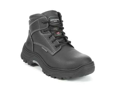 mest prins position Men's Skechers Work 77143 Tarlac Steel Toe Puncture Resist Work Boots