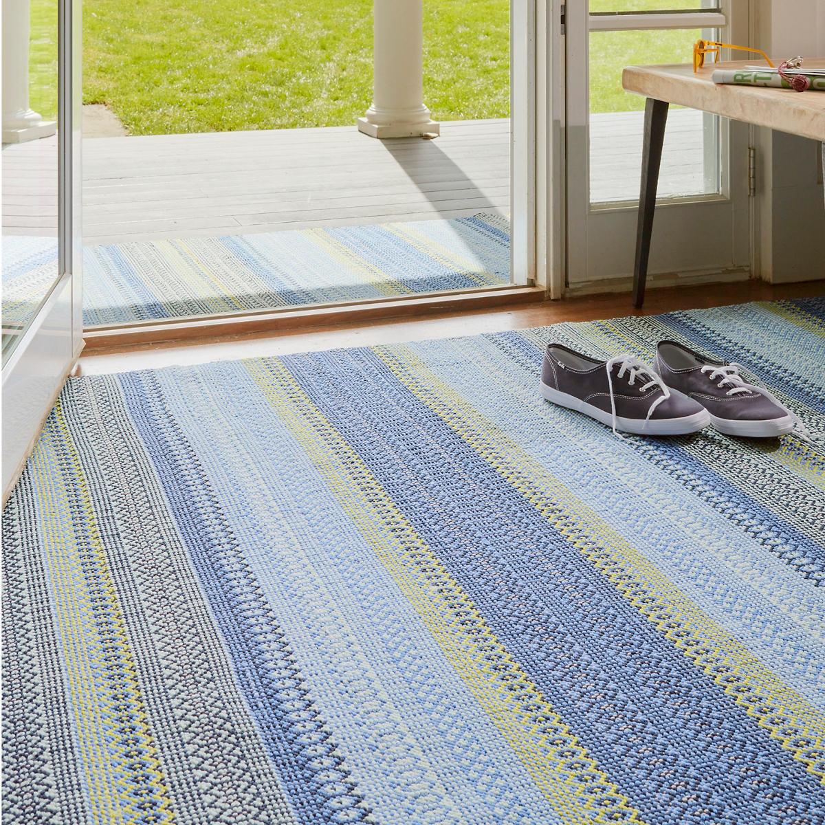 Blue Green Indoor Outdoor Rug Dash, Blue And Lime Green Outdoor Rugs