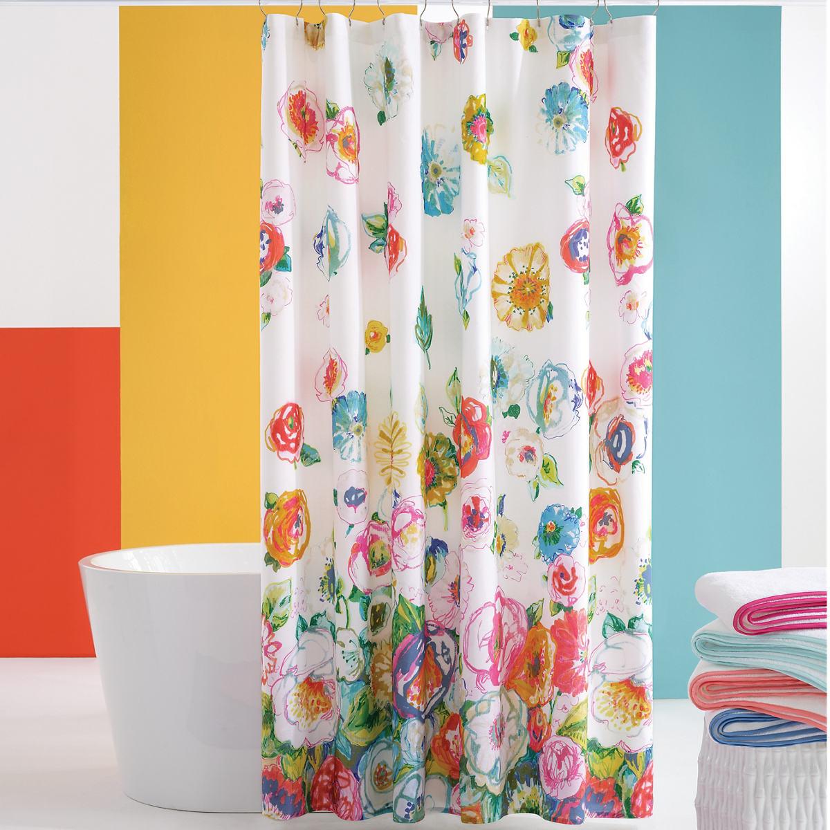 Flower Shower Curtain The, Shower Curtain Flowers