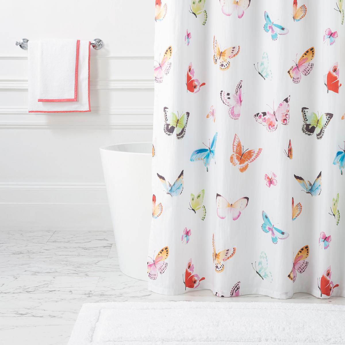 Flutter Shower Curtain Pine Cone Hill, Pine Cone Shower Curtain