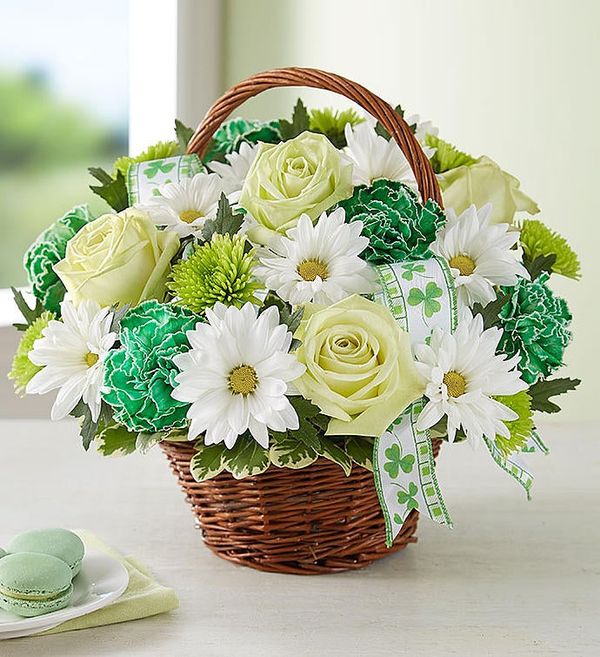 St. Patrick's Day Flower Basket™