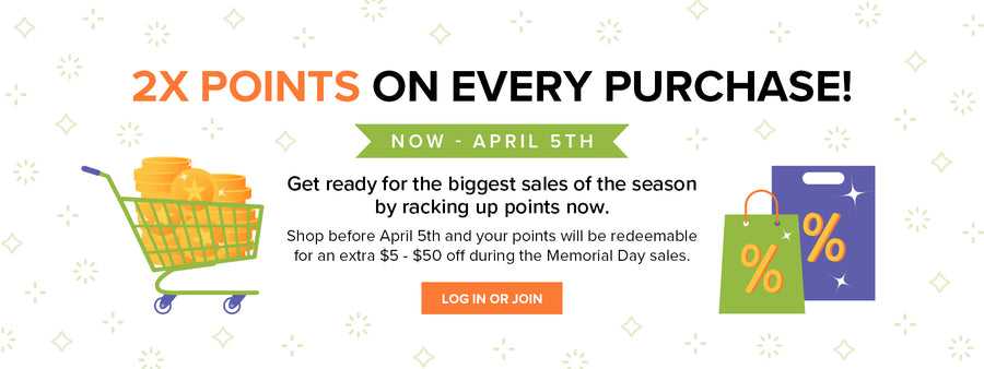 Sock Squad Rewards Members Earn 2X Points, Now - April 5th