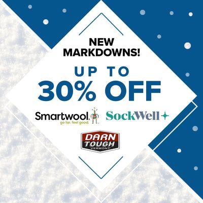 New Markdowns from Smartwool, Darn Tough, and more!